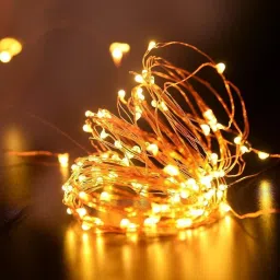 30 LEDs 3.05 m Yellow Steady String Rice Lights-2