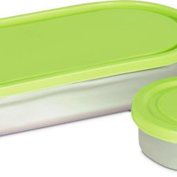 Stainless Steel Tiffin Box, Leak Proof, Airtight, tiffin box 2 Containers Lunch Box-image-33