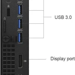 rionix ™ |Optiplex 7050 Mini (Refurbished) i3 7th Generation ,Intel HD Graphics (8 GB RAM/1 Gb OnBoard Graphics/256 GB SSD Capacity/Windows 11 Home (64-bit)/1 GB Graphics Memory) Mini Tower with MS Office image 3
