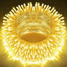 junjadiya 60 LEDs 17 m Yellow Steady Ball Rice Lights-picture-16