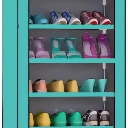 Zenvexyo Portable Space Saving 6 Layer Plastic Shoe Rack Organizer Stand PP Collapsible Wardrobe-image-41