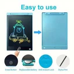 ms siddhi enterprises Multipurpose LCD Writing Tablet – 12" Digital Slate for Kids & Office Use image 3