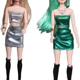 Beautiful combo of Slim & Shiny Stylish foldable GREEN and Silver Doll-image-31