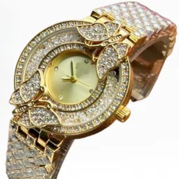 Analog Watch - For Girls BUTTERFLY GOLDEN 026-picture-17