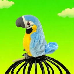 jollyplay Interactive Plush Parrot Toy – Shake Head, Talk & Wave Wings image 5