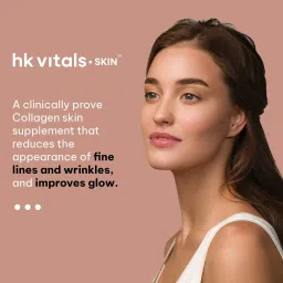 healthkart HK Vitals Skin Radiance Collagen Supplement with Biotin, Orange with Sipper image 5