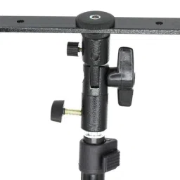 MILLETS Branded S3 Adjustable Double Flash Bracket Dual Hot Shoe Speedlight Stand Umbrella Holder Light Stand Bracket Mount 1/4" to 3/8'' for Studio Video DSLR Camera Flash Shoe Adapter-3