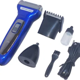Whippy GM-561 Blue Prefect 3 in 1 Professional Rechargeable BeardShaver For Men, Women-13