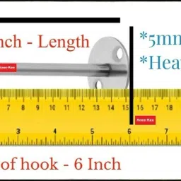 upalabdh 6 INCH Display Hook Hanger Wall Mount for Mobile Shop hooks for hanging Hook 8 image 3