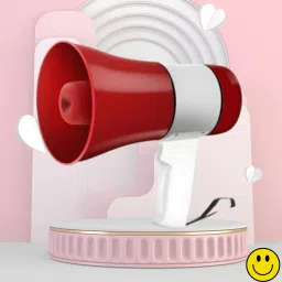 Handheld Megaphone with Siren, Microphone & Rechargeable for Outdoor EventsB366 Megaphone Portable Megaphone Siren Loudspeaker Function &Long Battery BackupI366 Outdoor PA System-17
