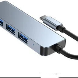 fronix 4-Port C Type Micro USB OTG Hub Adapter (3 USB Ports + Power Port) for TV Stick 4K, Playstation Classic, Raspberry Pi Zero, Sega Genesis Mini, S/NES Classic Mini and More FRUSB-01 USB Hub image 2