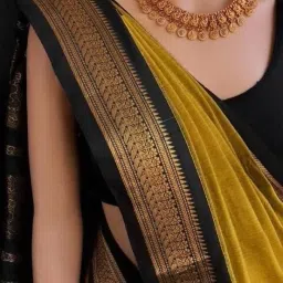 Woven, Self Design Bollywood Cotton Silk Saree-image-62