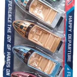 Pull Back Boat Toy Set – Vehicle Toys for Toddlers (2+ Years, Multicolor)-14