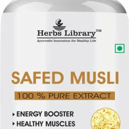 Safed Musli Supplement for Strength,Stamina & Muscles Bone Health(60 Capsules)-21