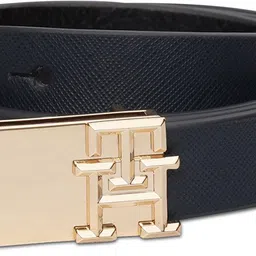 tommy hilfiger Women Casual Blue Genuine Leather Belt-picture-1