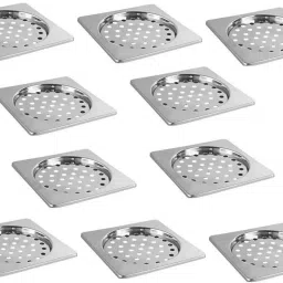 Floor Stainless Steel Push Down Strainer-2