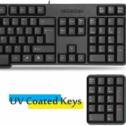 ZEBRONICS K20 Keyboard and Alex Wired Optical Mouse Combo Set image 3