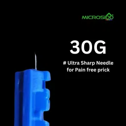 MICROSIDD Round Blue Pouch Pack Glucometer Lancets image 3