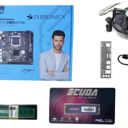ZEBRONICS H61M2+ Starlite 256GB NVME SSD & 8GB RAM with Intel Core i5 Processor comboset LGA 1155Socket ATX Intel H61 ExpressChipset DDR3 Motherboard for Desktop-2