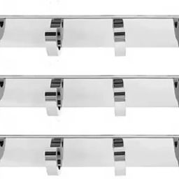 C-Type Door Hook Hanger & Key Hanger Set Of 3pcs Aluminium Dress Pack of 3 Hangers For Dress-28