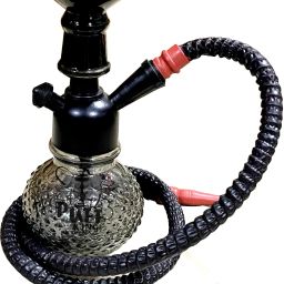 Hookah Pot Set Designer Glass Sheesha Hookah for Flavour ( DANA8-LUSTRblk) 8 inch Glass Hookah-image-36