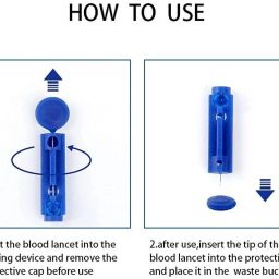NoMed 100 Round Lancet for Dr Morepen BG03 Glucometer Lancets image 3
