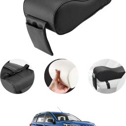 Universal Black Arm Pain Releif Armrest/Handrest With Phone Holder For Car-317 Car Armrest Cover-image-76