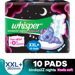 BINDAZZZ NIGHTS KOALA SOFT XXL+, UPTO 0% LEAKS Sanitary Pad-image-47