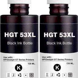 spotink GT51 Refill Ink for HP 310,315,319, 410, 415, 419,GT5810,GT5820,GT5821 (2 Black) Black Ink Bottle-picture-2