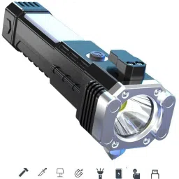 Multifunctional LED Flashlight Illuminate your Adventures Multi-Purpose Hummer Torch-image-1
