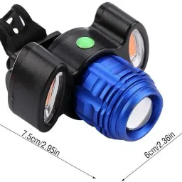 USB Rechargeable 360 ° Rotation Bike Bicycle Front Headlight LED Front Light-image-4