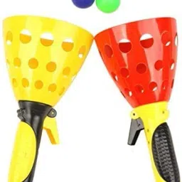 Toy Mall lick & Catch Plastic Twin Ball Indoor & Outdoor Game-11