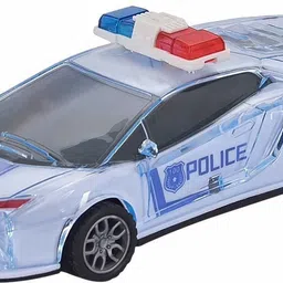sr toys Police Car with Lights, Friction, Music and Siren Sound / Police 3D Car Police Car Super Speed-picture-21