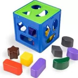 Toy World Shape Sorter Cube with Shapes All Around-8