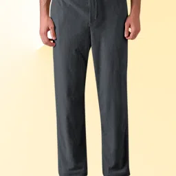 Men Solid Grey Track Pants-image-97