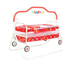 Cradle for new born baby Swing Jhula for baby | kids cradle with mosquito net Cot-16