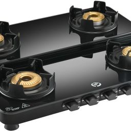 Alverio DPLX 4B Glass Manual Gas Stove-88