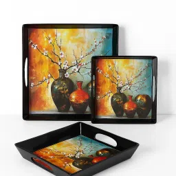 THE VASE STORY SERVING stylish Tray Serving Set-16