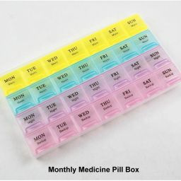 28 days 1 week Pill Medicine Tablet Case box Storage Pill Box-29