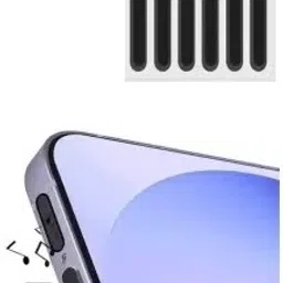 NKKL Speaker Anti-Dust Protector Sticker Short 5 & long 5 Pec) All Smartphones 319 Digital Visual Interface Black Anti-dust Plug-33