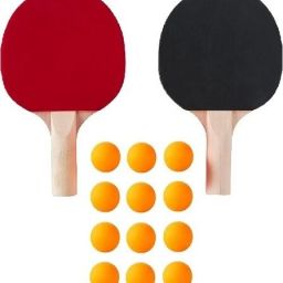 Good Quality of Table Tennis Racquet & 12 Balls Color Orange Black, Red Table Tennis Racquet-image-18