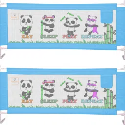 PANDA PRINT BED RAIL SAFETY GUARD BEDGUARD SAFETY BEDRAILS FOR KIDS |PACK OF 2|-image-12
