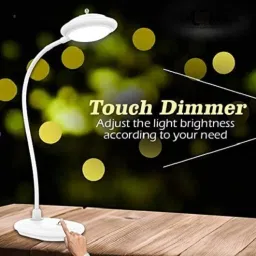 LED Desk Lamp Eye-Caring Table Lamp, 360° Flexible with USB Charging Cable Study Lamp-12
