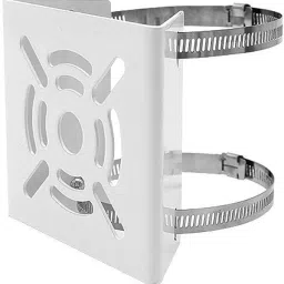 J.K. VISION Camera clamp Bracket with 2 Nos. 100 MM SS Loops, Security Camera image 2