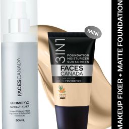Makeup Fixer (50ml) + Absolute Ivory Hydra Matte Mini Foundation (18ml)-36