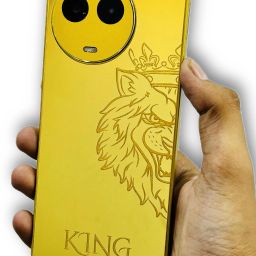 Decore Desire Realme 11 5G , 11X 5G , C67 5G , Narzo 60X 5G Gold Acrylic Panel With Mobile Skin-image-39