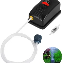 RS-180 Aquarium Silent Oxygen Air Pump with 2M Tube,1 Air Stone & 1 Check Valve Air Aquarium Pump-image-81