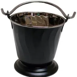 dynore Black Matt Serving Bucket/Balti/Gravy Serving Bucket- Set of 2 Gravy Bucket Serving Set image 2
