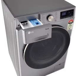 lg 9 kg Fully Automatic Front Load with In-built Heater Grey image 2