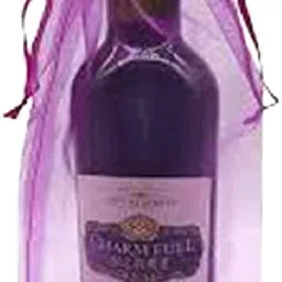 Wine Bottle Cover Gift Wrap Bag Sheer Organza Pouch-image-13